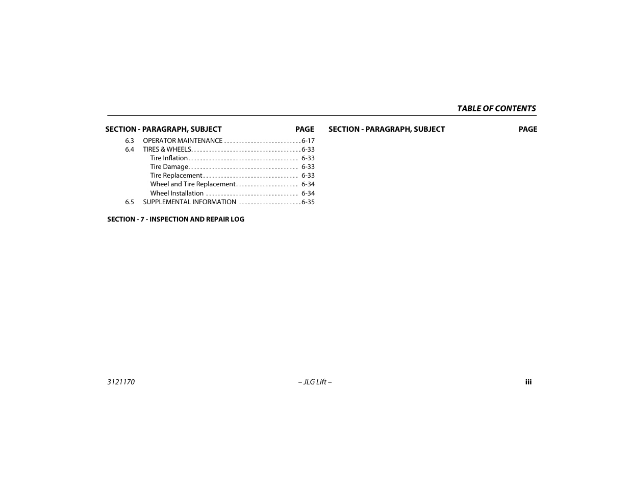 JLG 1250AJP Operator Manual User Manual | Page 9 / 132