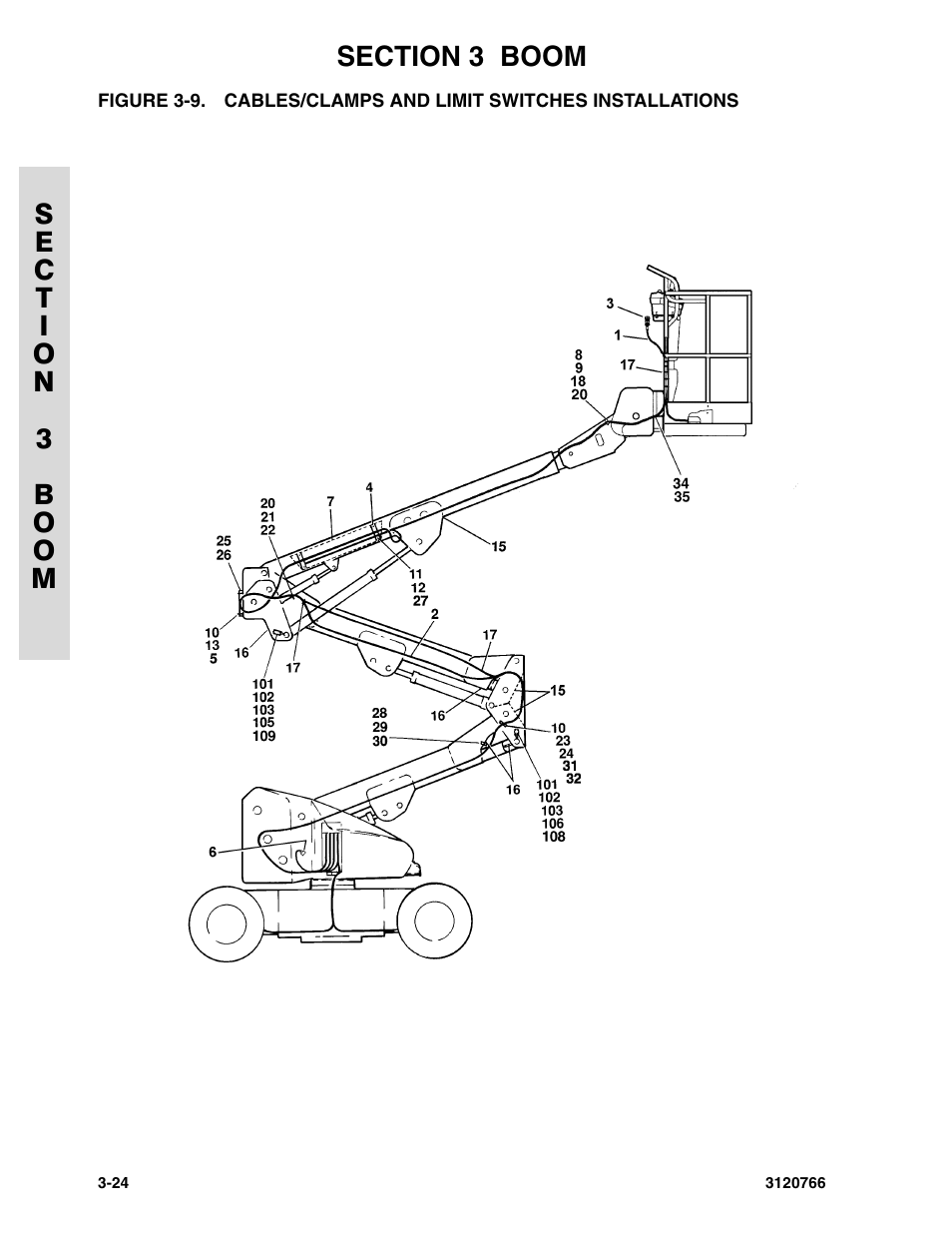 Cables/clamps and limit switches installations -24 | JLG E45A_AJ ANSI Parts Manual User Manual | Page 94 / 206
