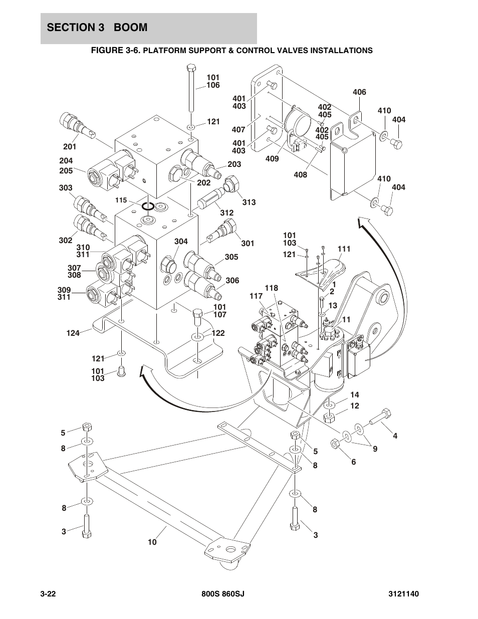 JLG 860SJ Parts Manual User Manual | Page 250 / 446