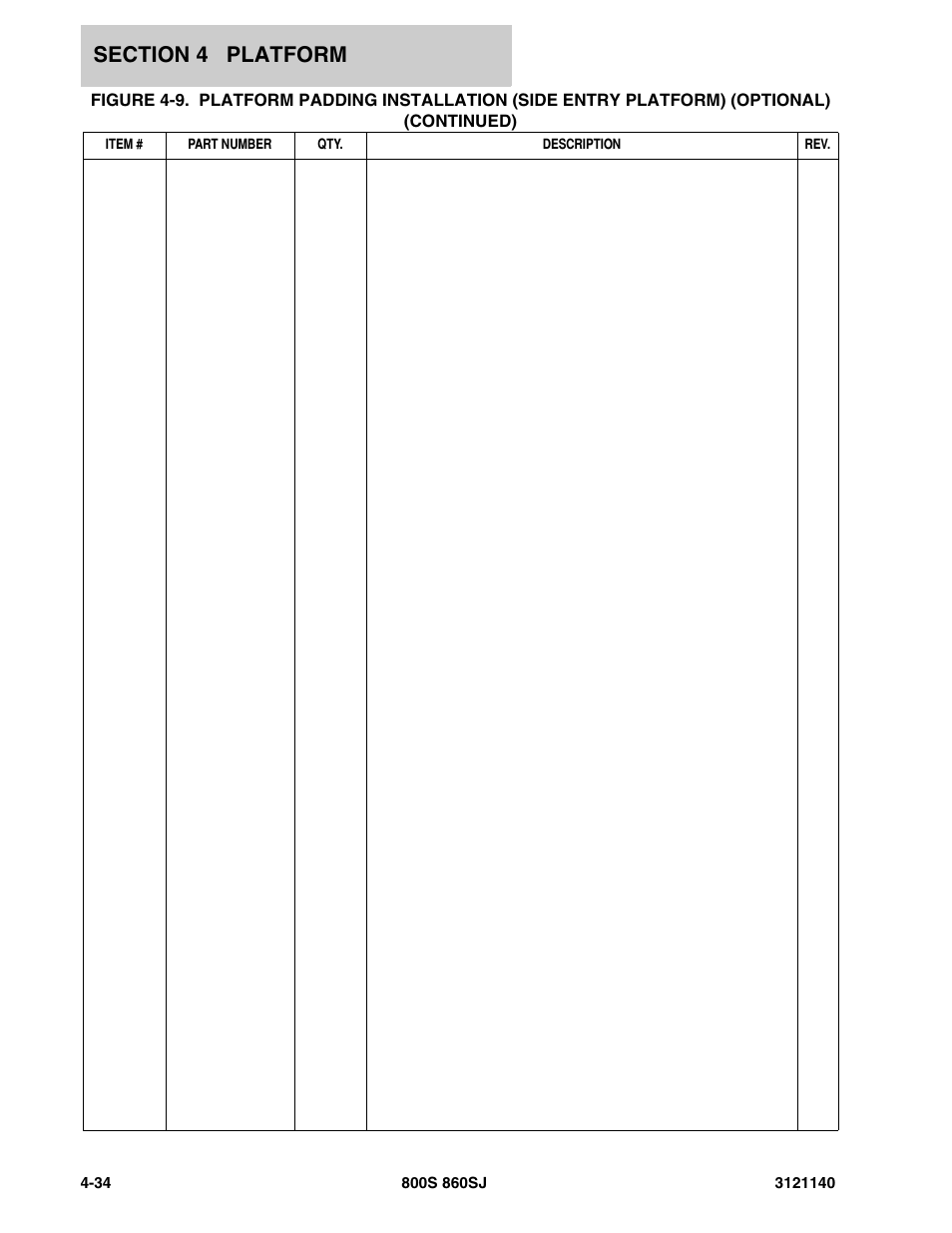 JLG 860SJ Parts Manual User Manual | Page 290 / 446