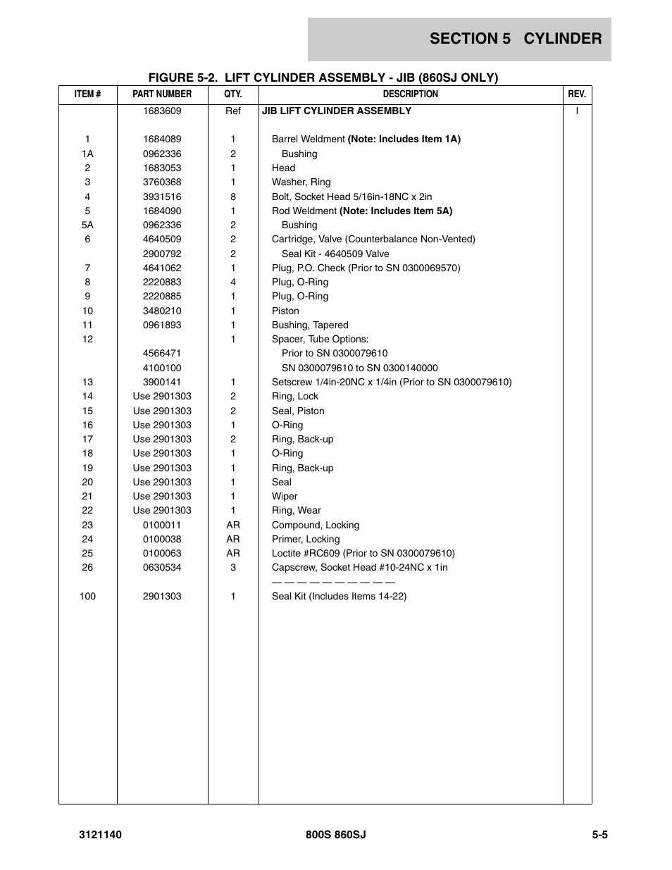 JLG 860SJ Parts Manual User Manual | Page 295 / 446