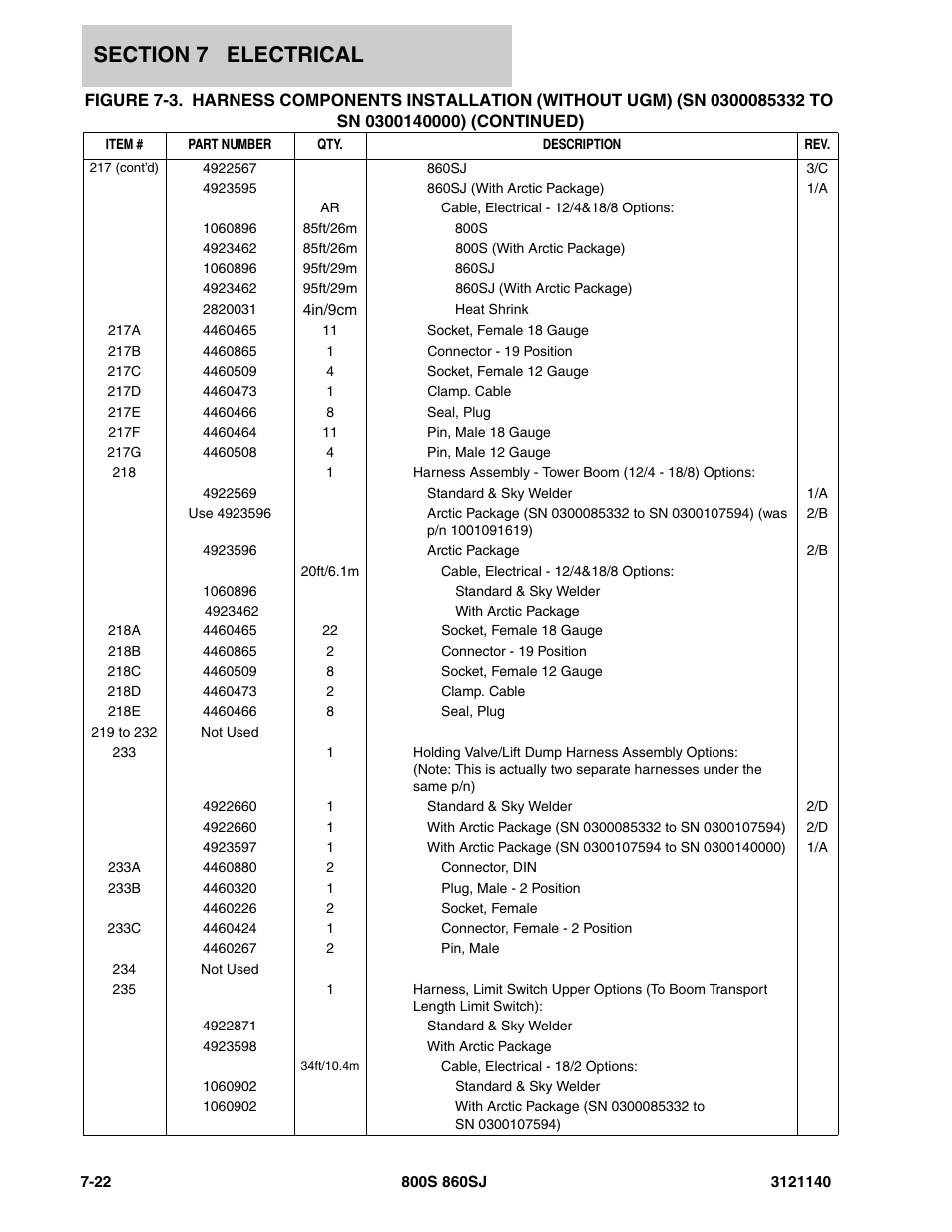 JLG 860SJ Parts Manual User Manual | Page 354 / 446