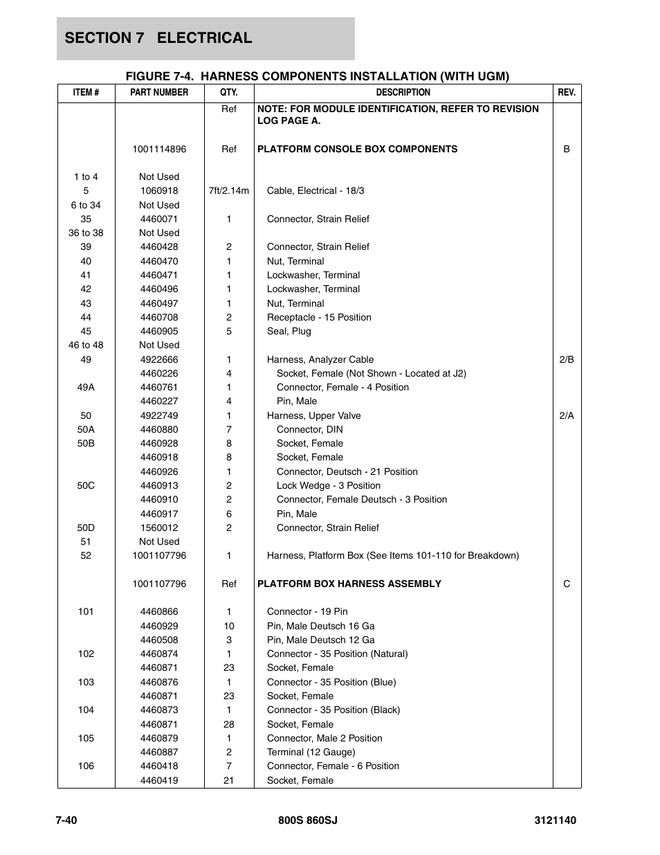 JLG 860SJ Parts Manual User Manual | Page 372 / 446