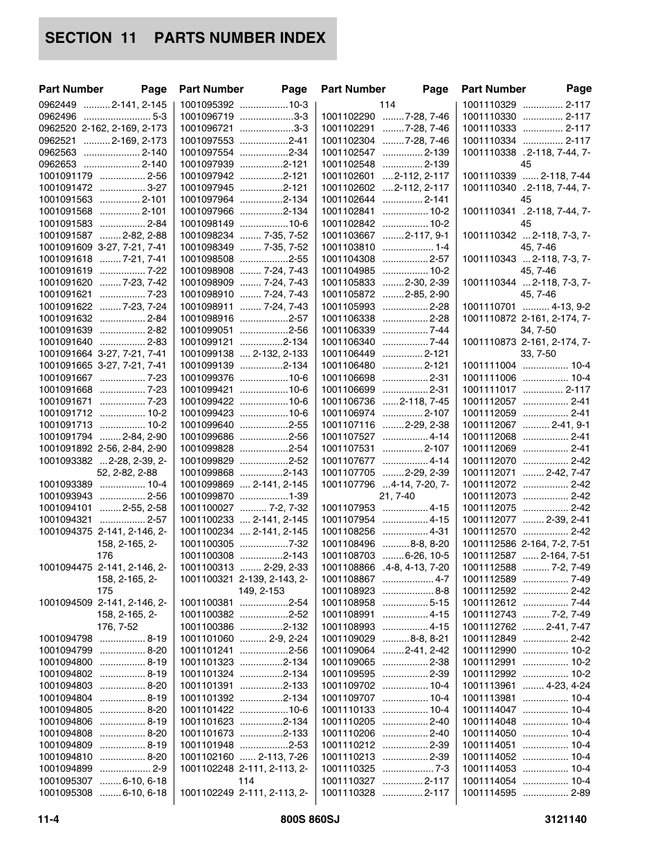 JLG 860SJ Parts Manual User Manual | Page 428 / 446