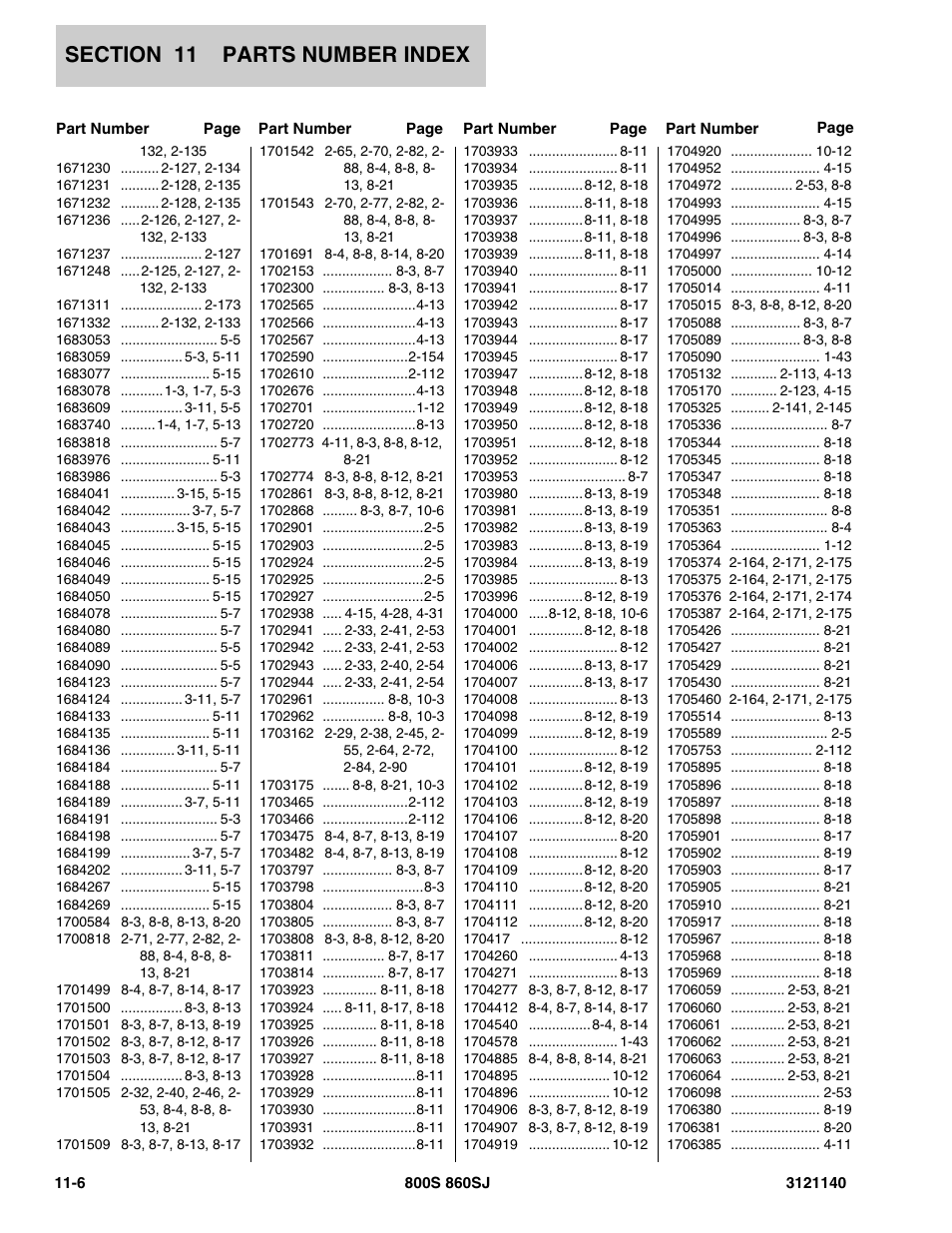 JLG 860SJ Parts Manual User Manual | Page 430 / 446