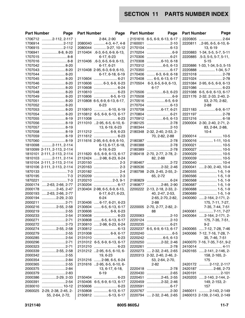 JLG 860SJ Parts Manual User Manual | Page 431 / 446