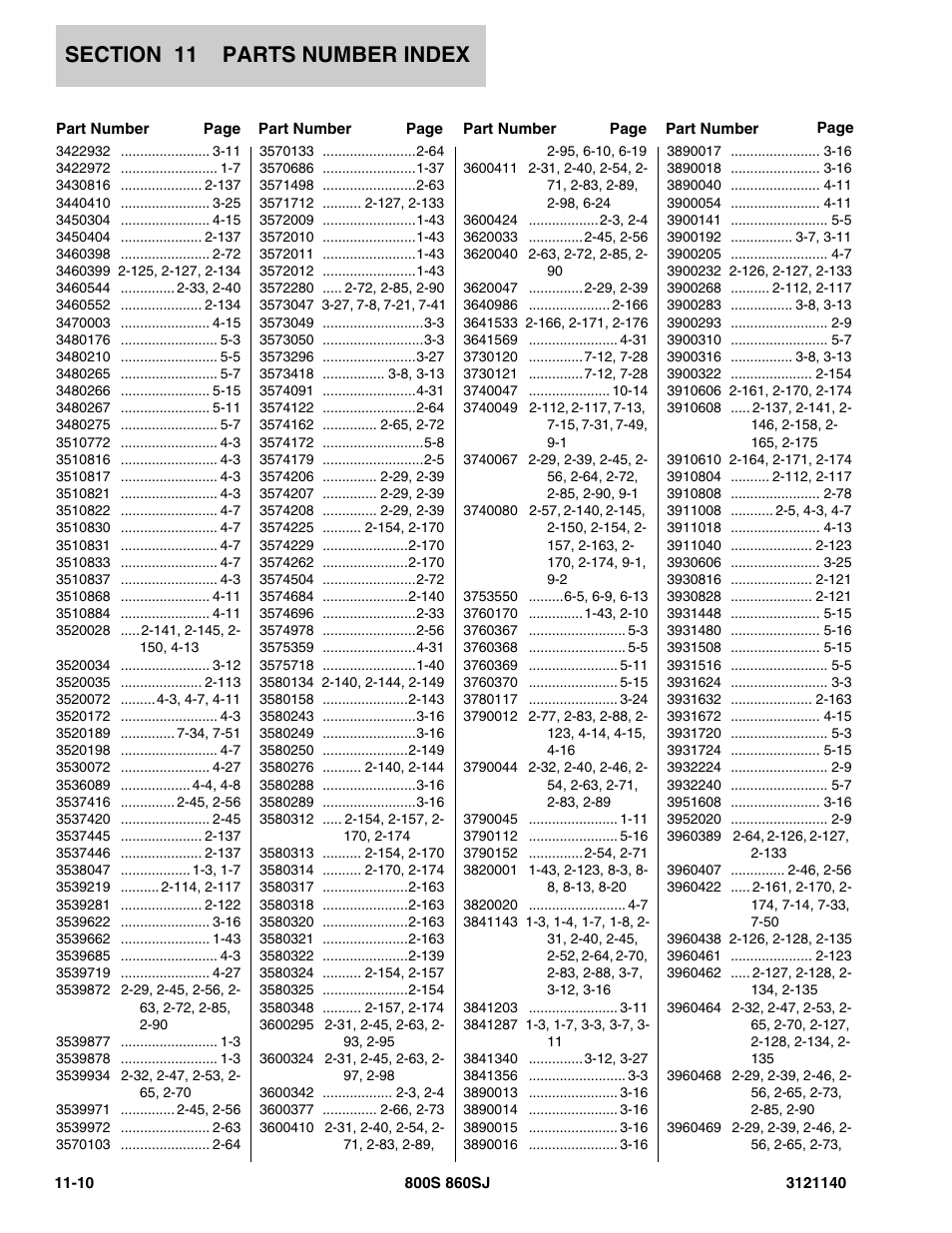 JLG 860SJ Parts Manual User Manual | Page 434 / 446