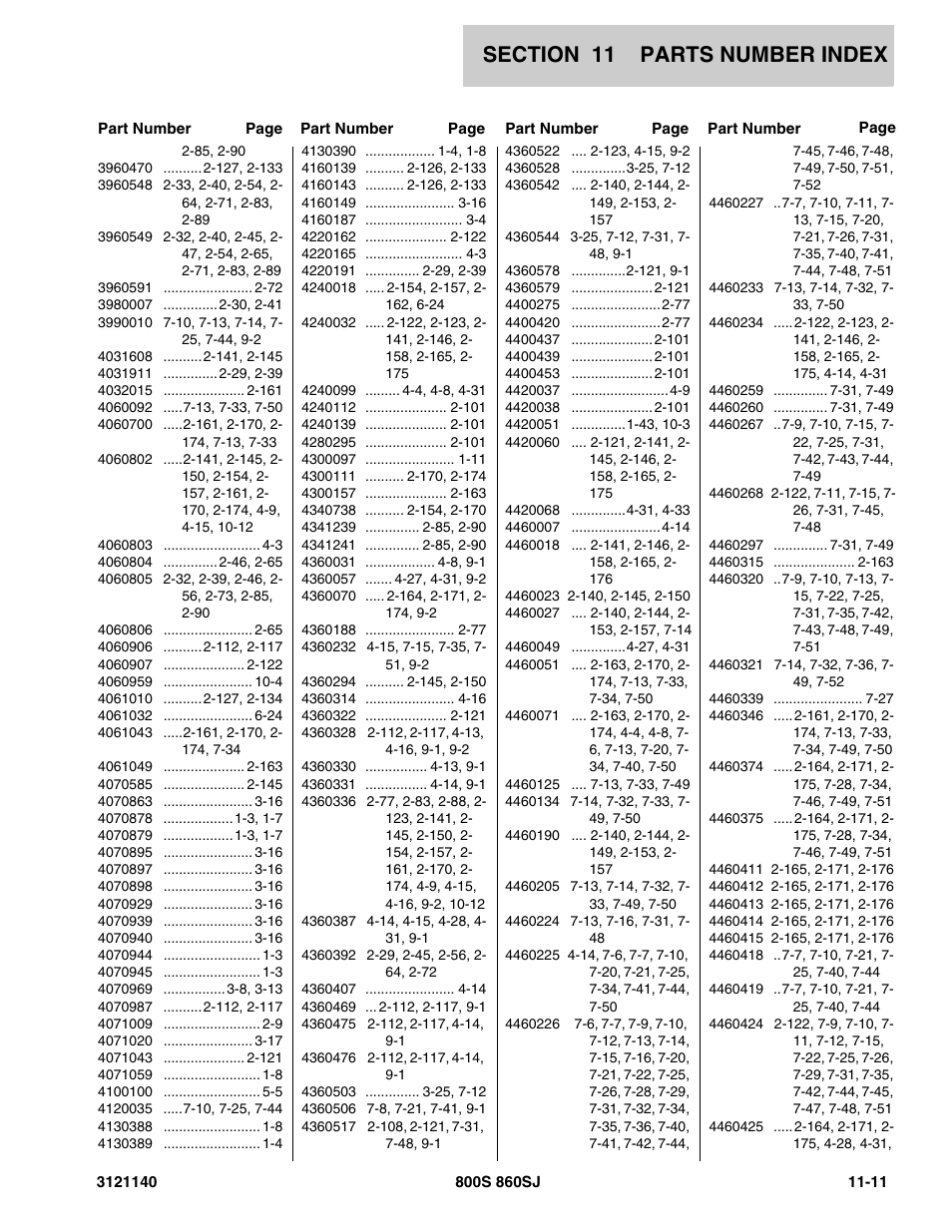 JLG 860SJ Parts Manual User Manual | Page 435 / 446