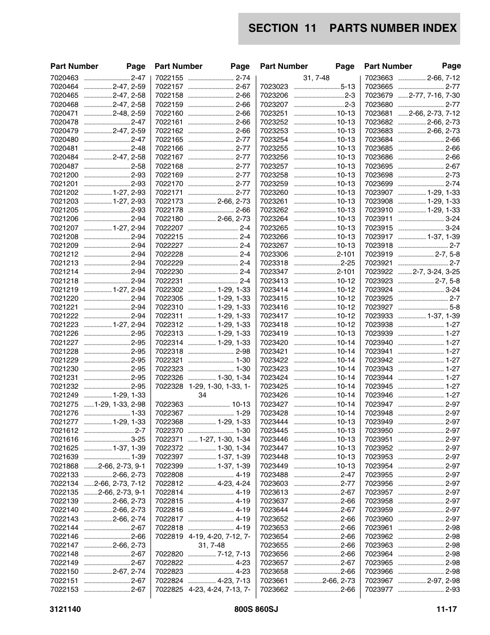 JLG 860SJ Parts Manual User Manual | Page 441 / 446