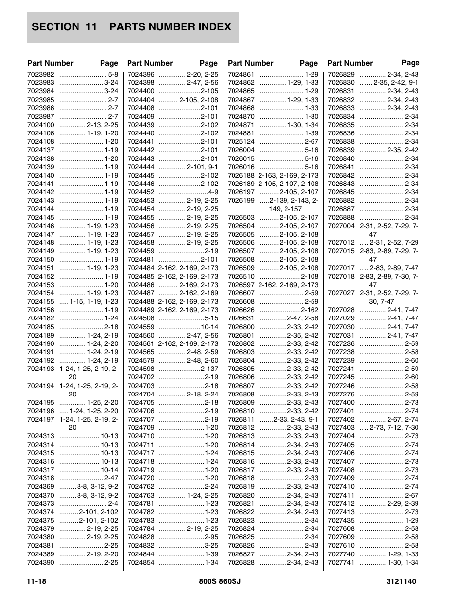 JLG 860SJ Parts Manual User Manual | Page 442 / 446