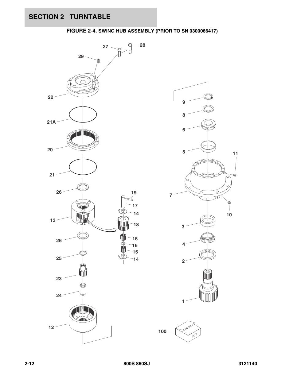 Swing hu | JLG 860SJ Parts Manual User Manual | Page 64 / 446