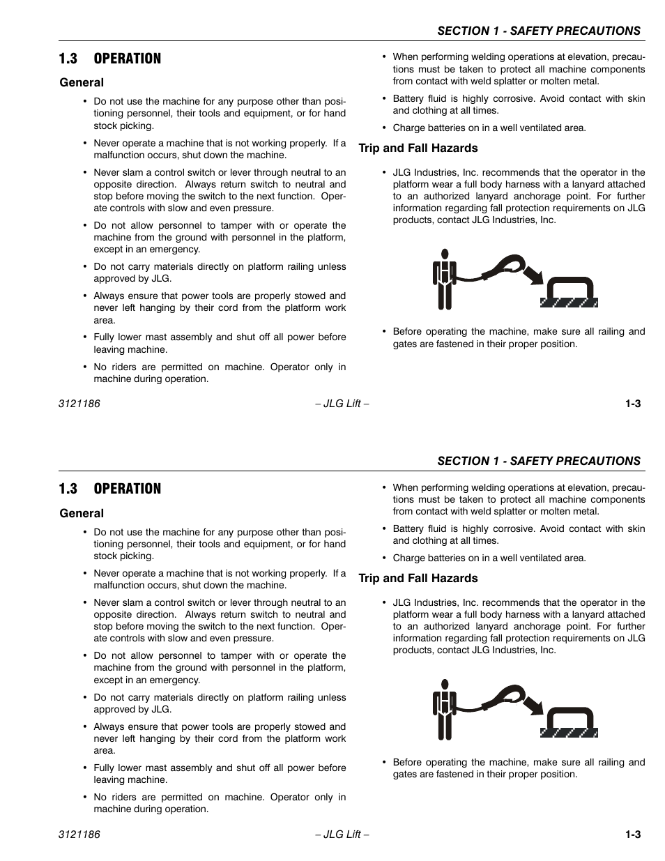 3 operation | JLG SSV10 Operator Manual User Manual | Page 13 / 94