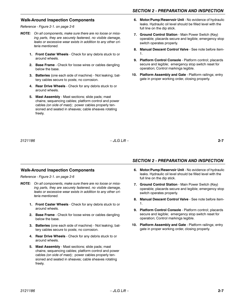 JLG SSV10 Operator Manual User Manual | Page 25 / 94