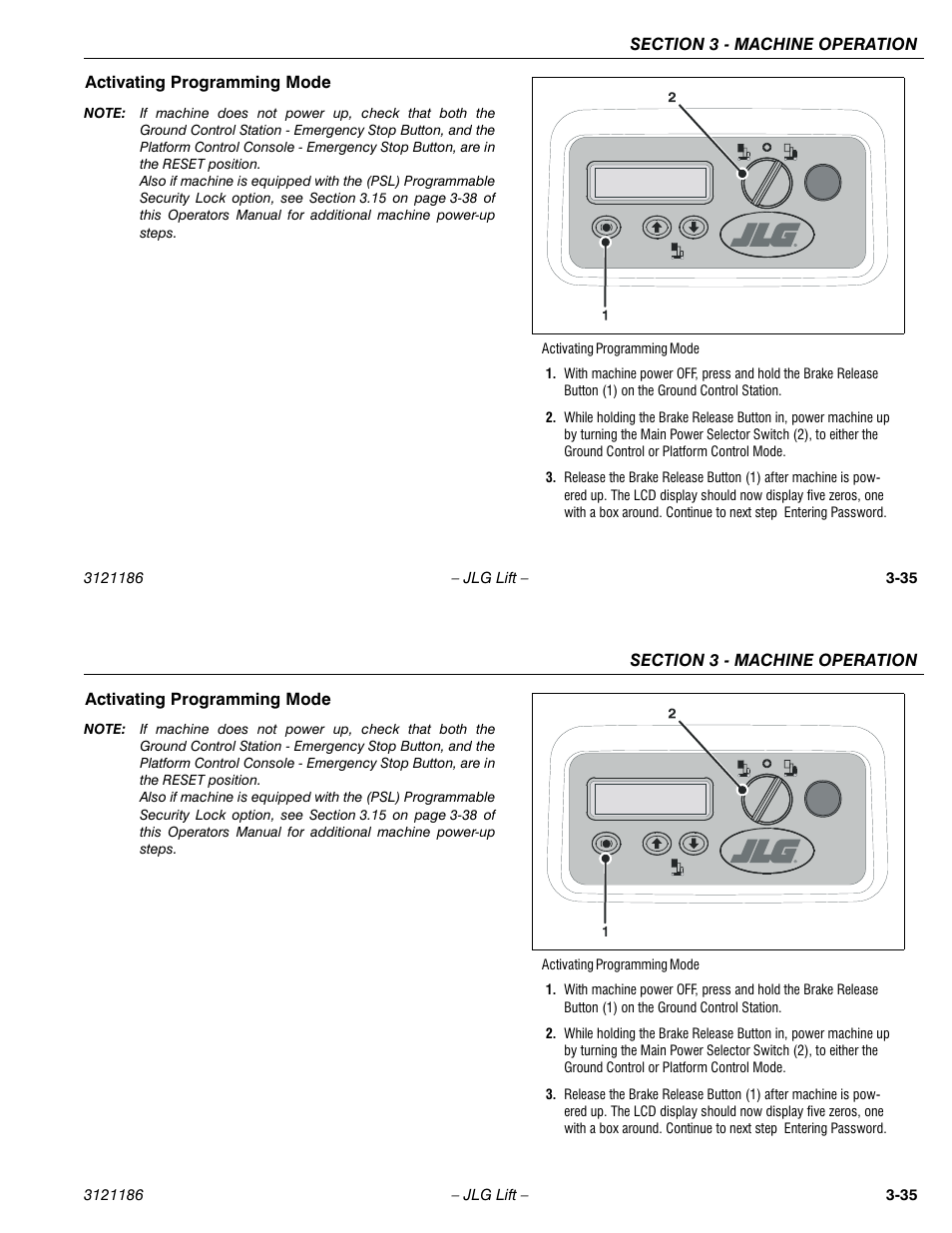 JLG SSV10 Operator Manual User Manual | Page 63 / 94