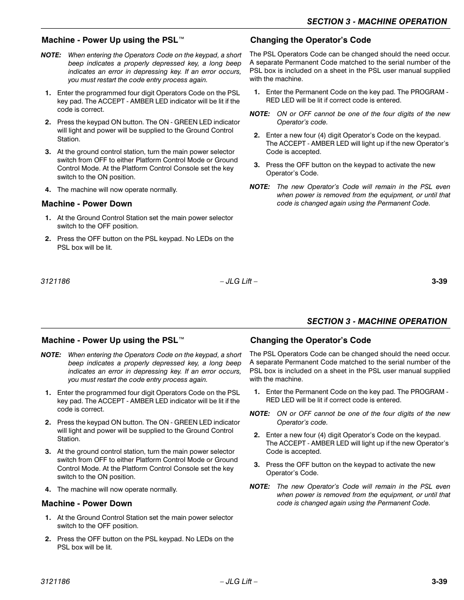 JLG SSV10 Operator Manual User Manual | Page 67 / 94