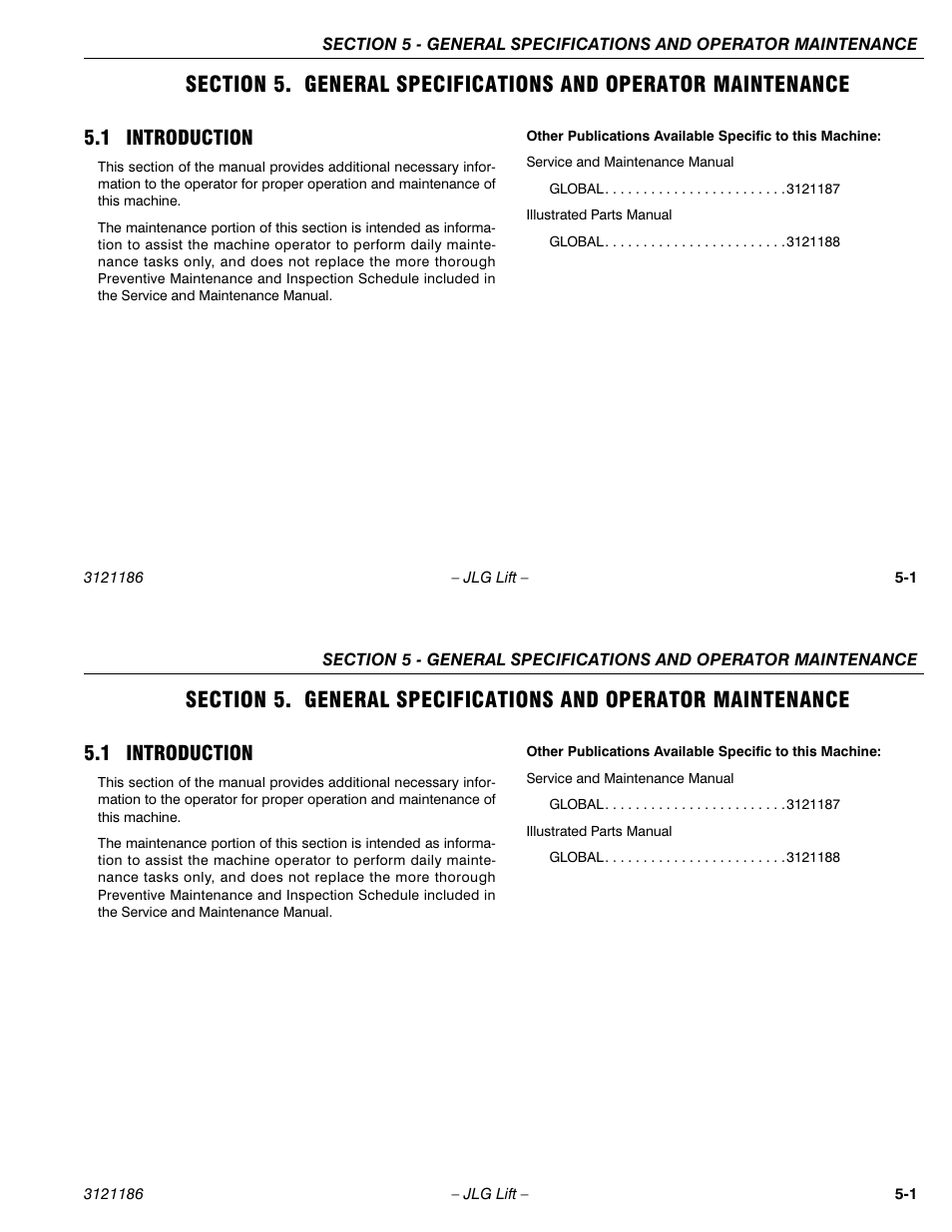 1 introduction | JLG SSV10 Operator Manual User Manual | Page 81 / 94