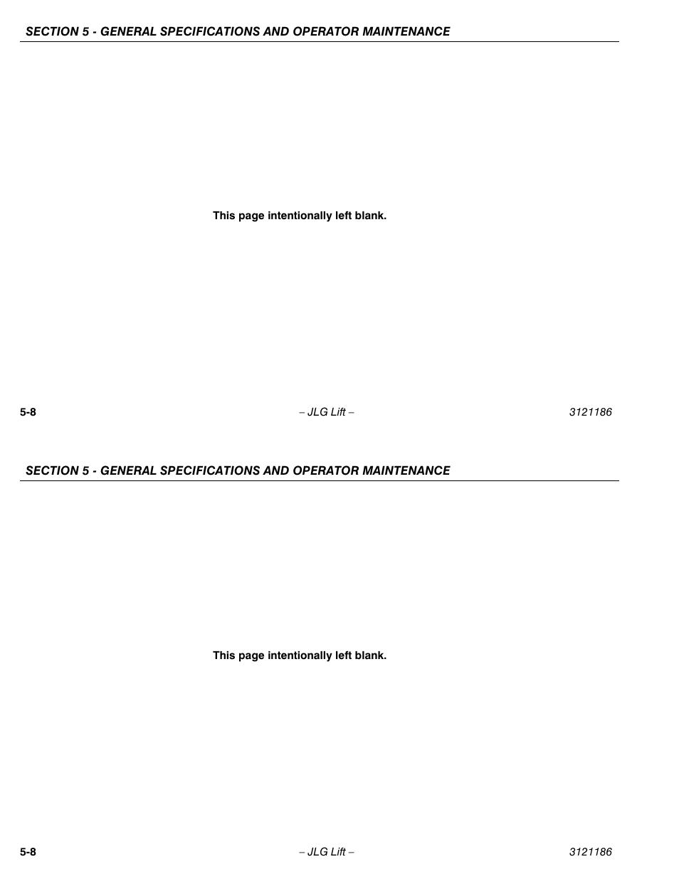 JLG SSV10 Operator Manual User Manual | Page 88 / 94