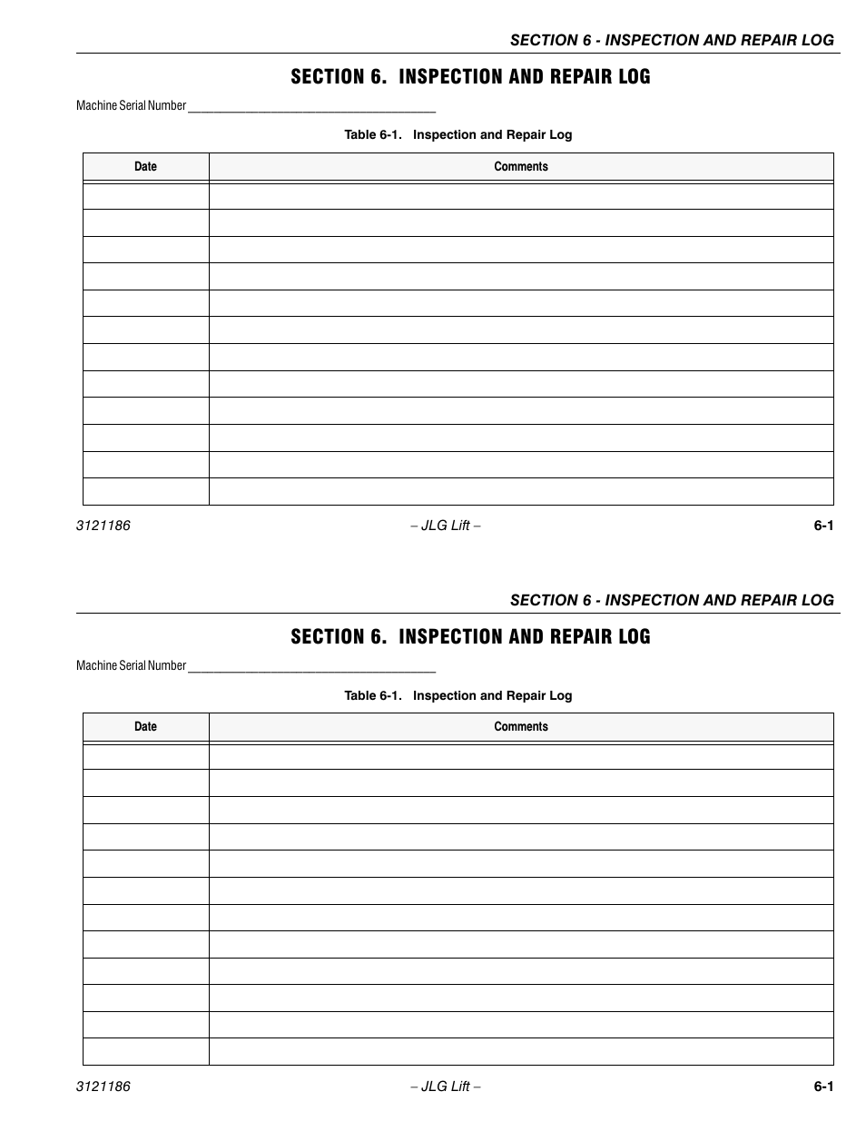 JLG SSV10 Operator Manual User Manual | Page 89 / 94