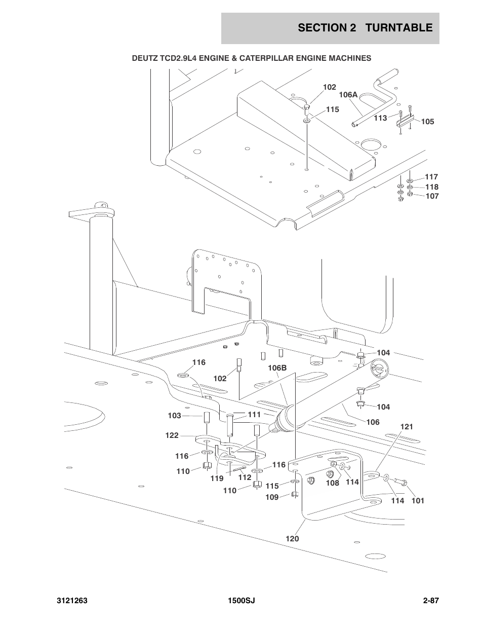 JLG 1500SJ Parts Manual User Manual | Page 121 / 332