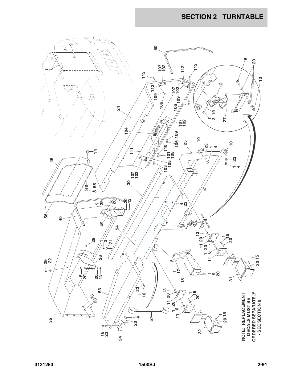 JLG 1500SJ Parts Manual User Manual | Page 125 / 332