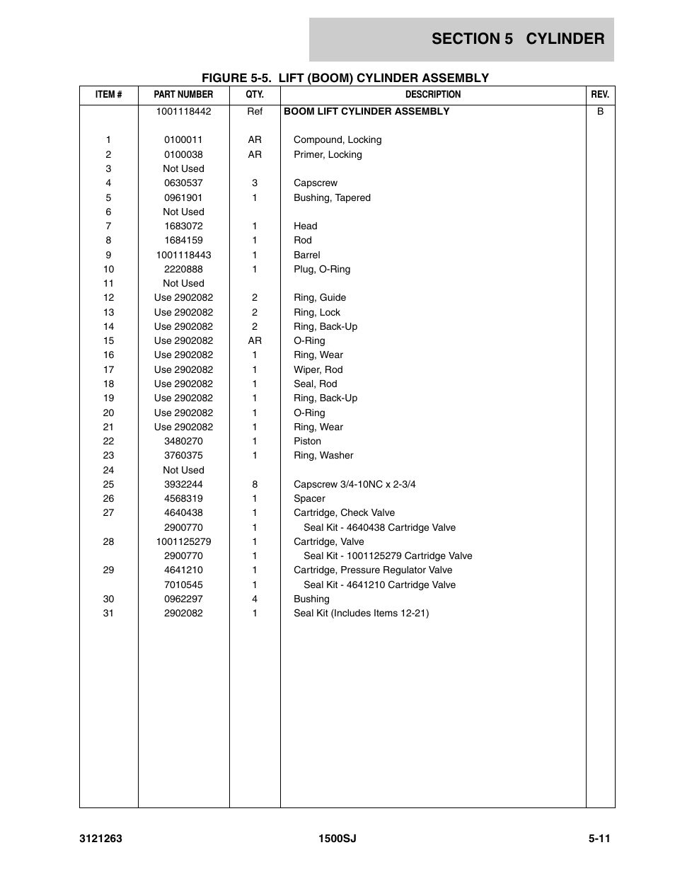 JLG 1500SJ Parts Manual User Manual | Page 219 / 332