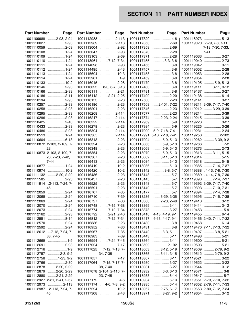 JLG 1500SJ Parts Manual User Manual | Page 317 / 332