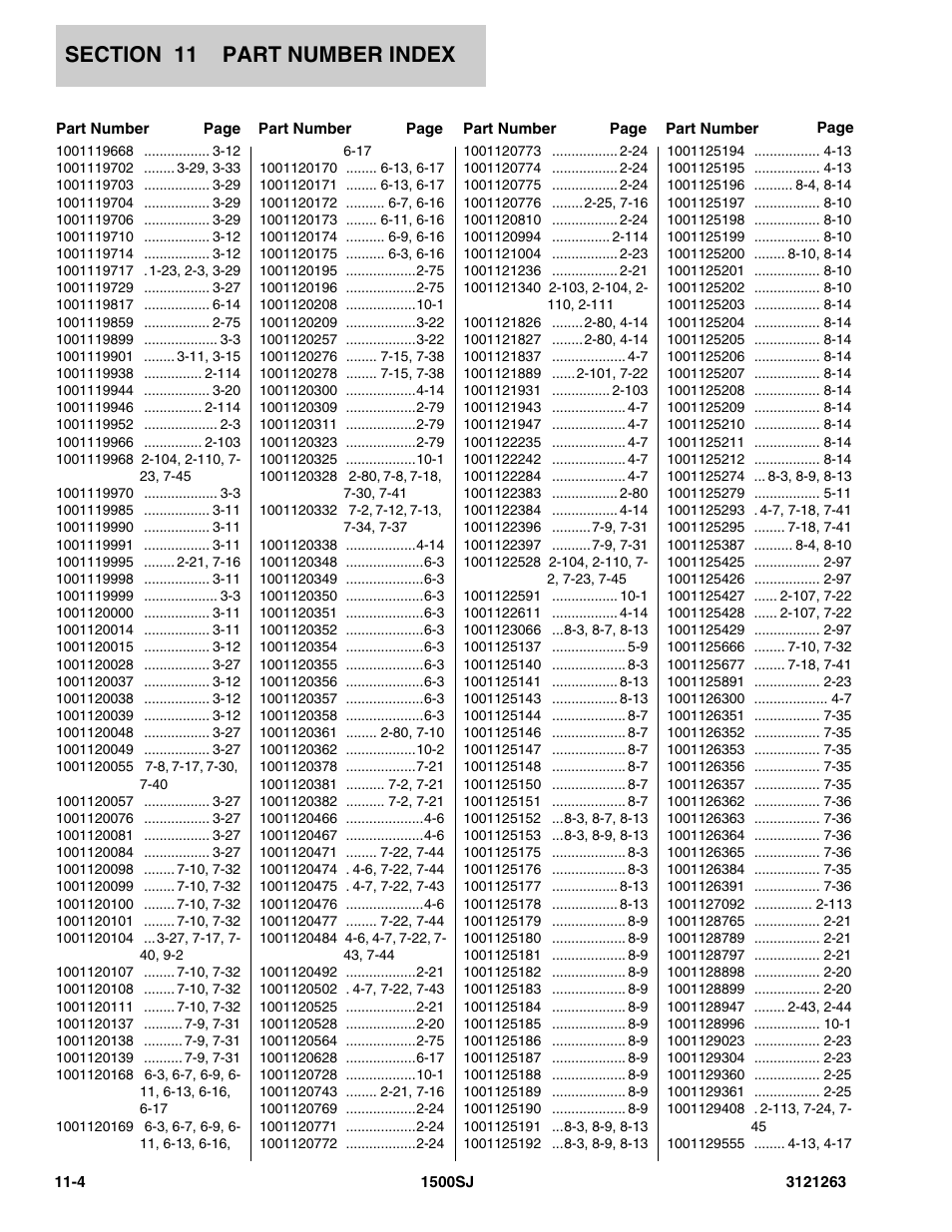 JLG 1500SJ Parts Manual User Manual | Page 318 / 332