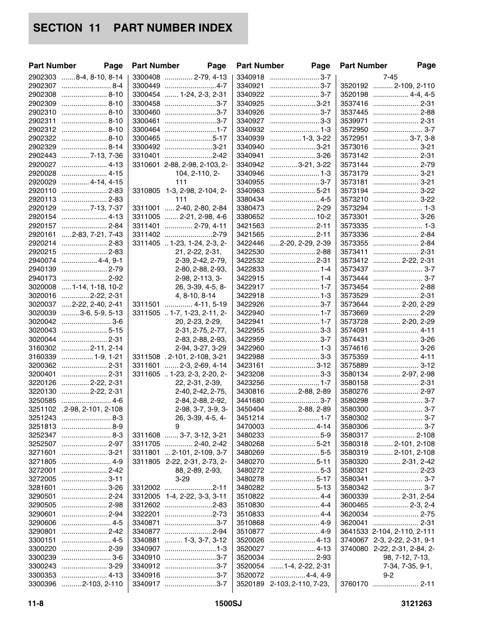 JLG 1500SJ Parts Manual User Manual | Page 322 / 332