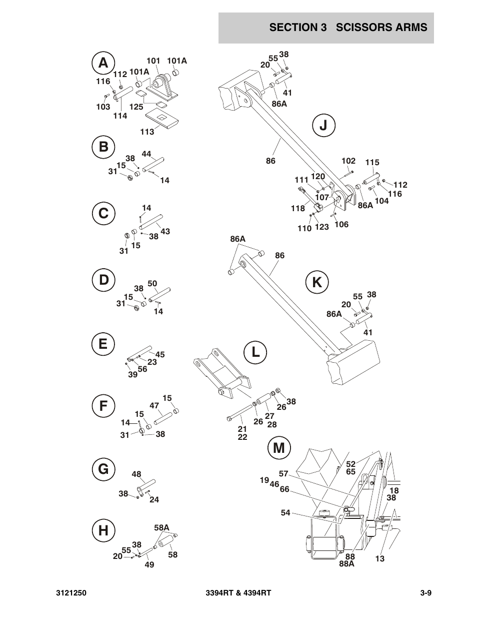 JLG 4394RT Parts Manual User Manual | Page 117 / 244