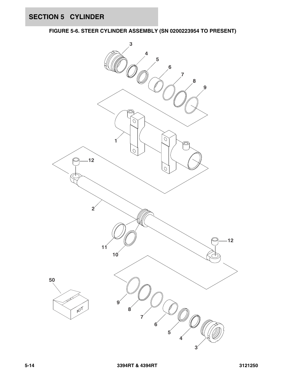 JLG 4394RT Parts Manual User Manual | Page 166 / 244