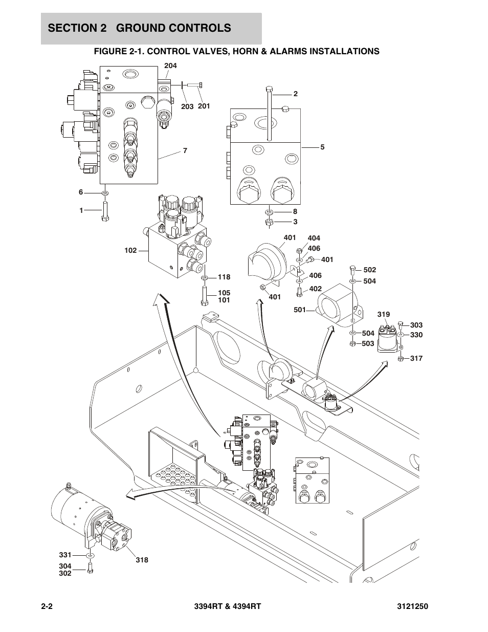 JLG 4394RT Parts Manual User Manual | Page 38 / 244