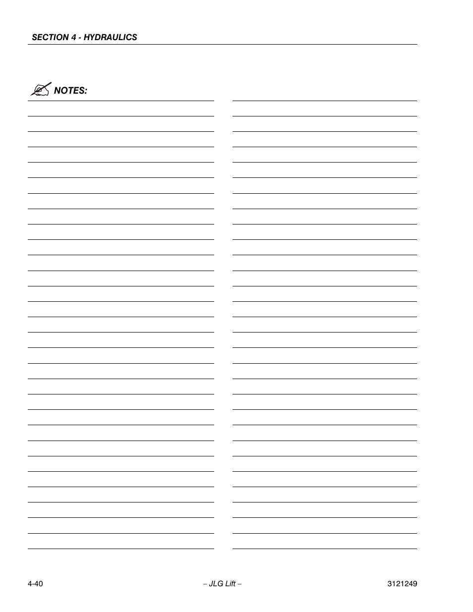 JLG 4394RT Service Manual User Manual | Page 206 / 268