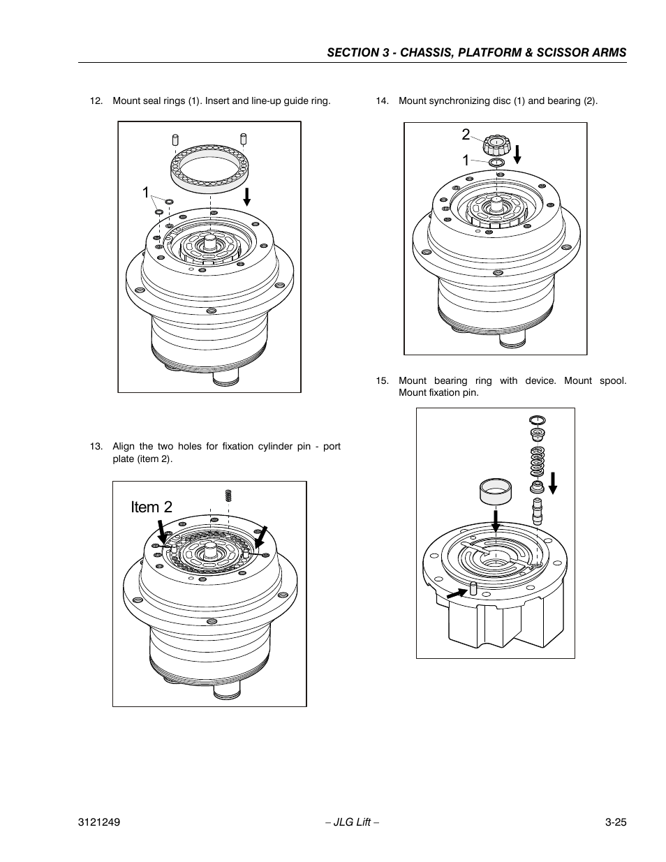 Item 2 | JLG 4394RT Service Manual User Manual | Page 61 / 268