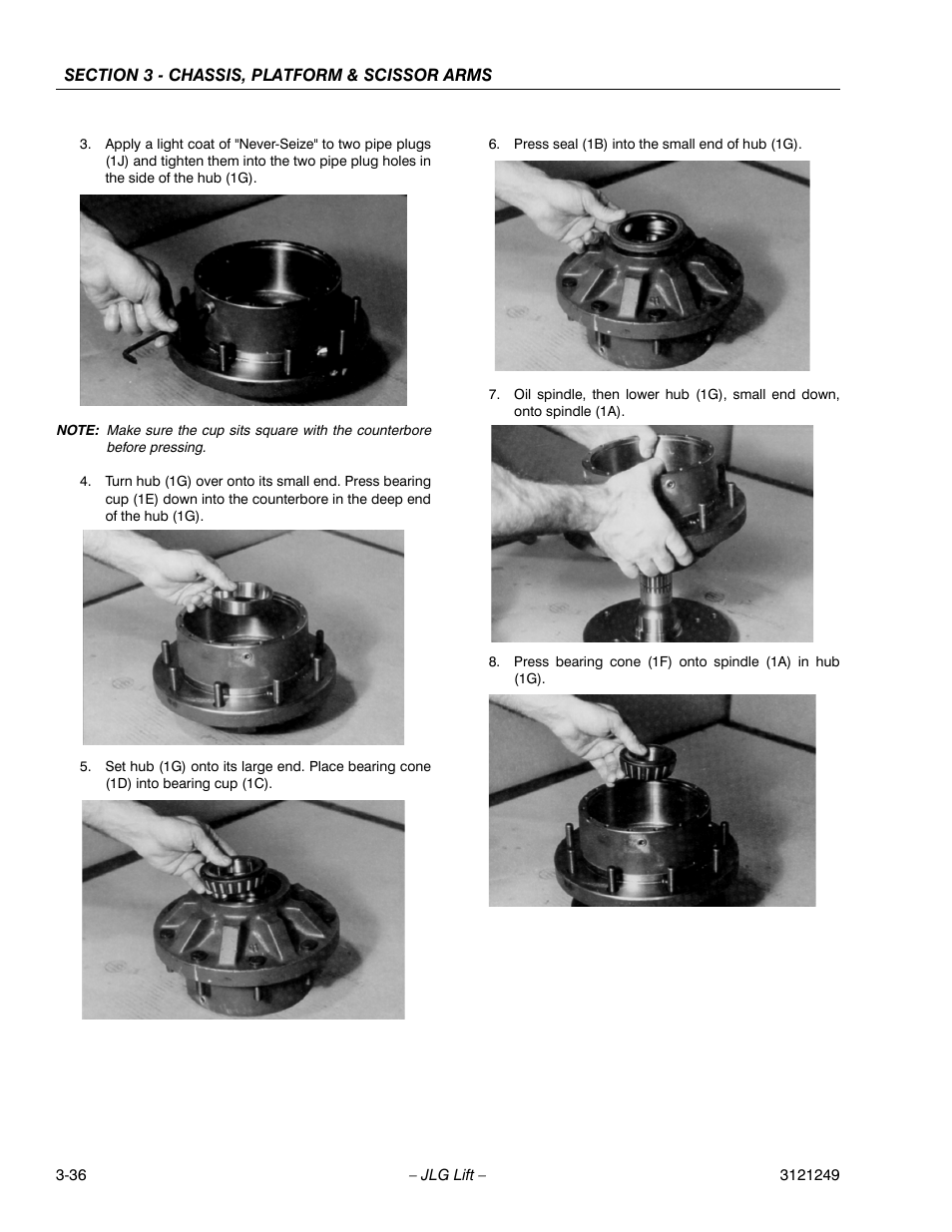 JLG 4394RT Service Manual User Manual | Page 72 / 268