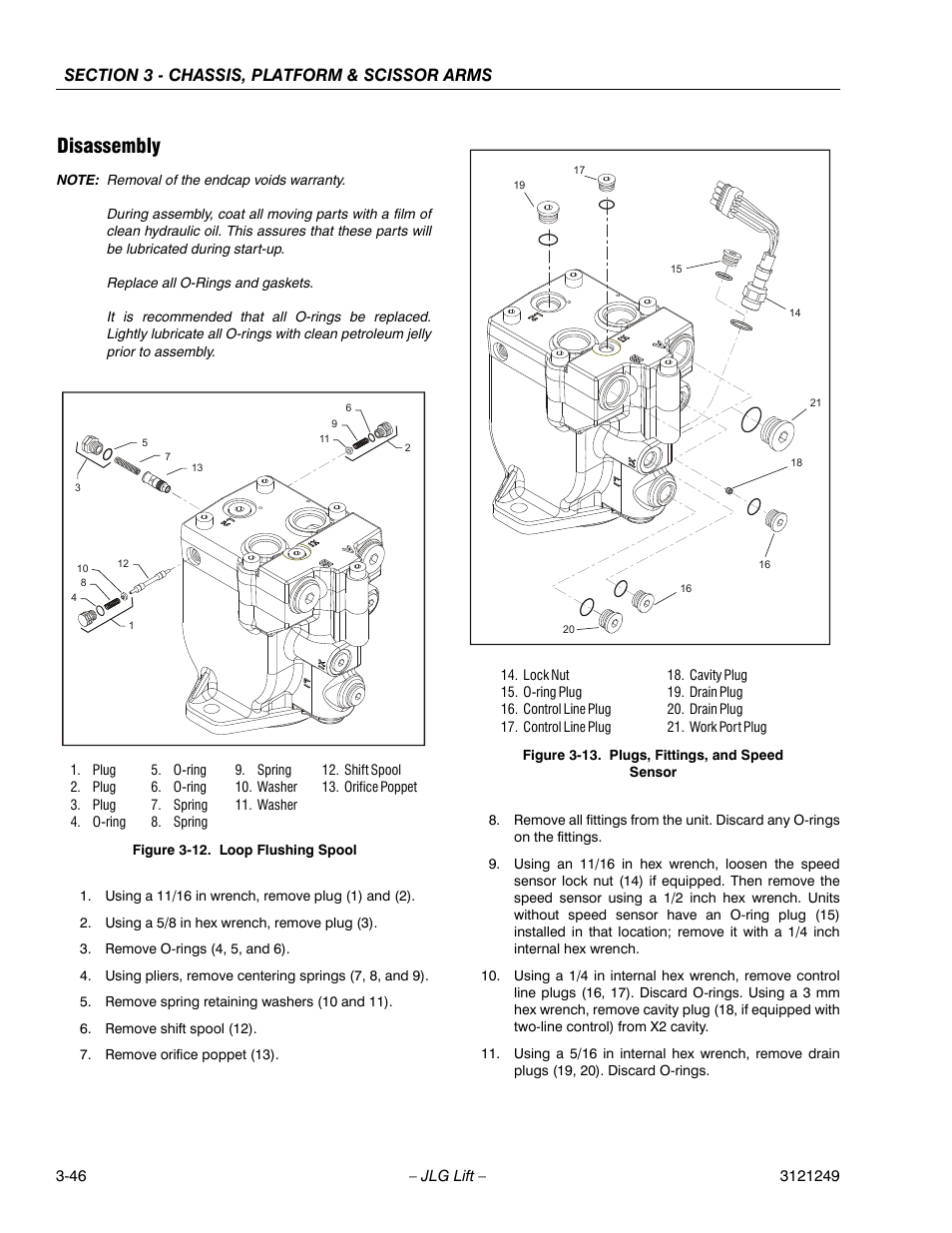Disassembly | JLG 4394RT Service Manual User Manual | Page 82 / 268