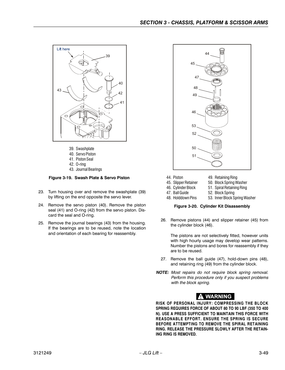 JLG 4394RT Service Manual User Manual | Page 85 / 268