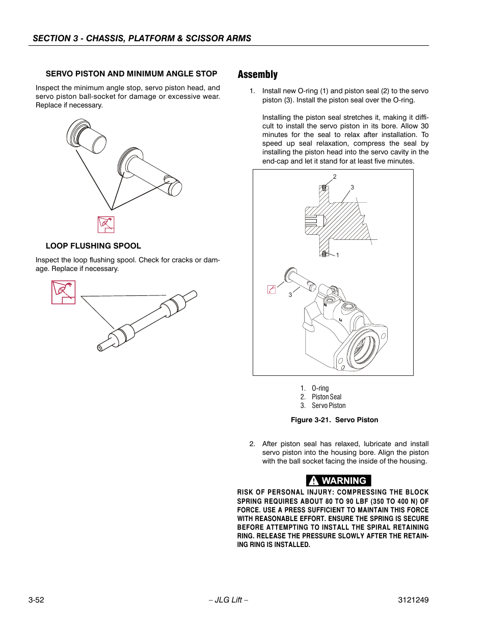 Assembly | JLG 4394RT Service Manual User Manual | Page 88 / 268