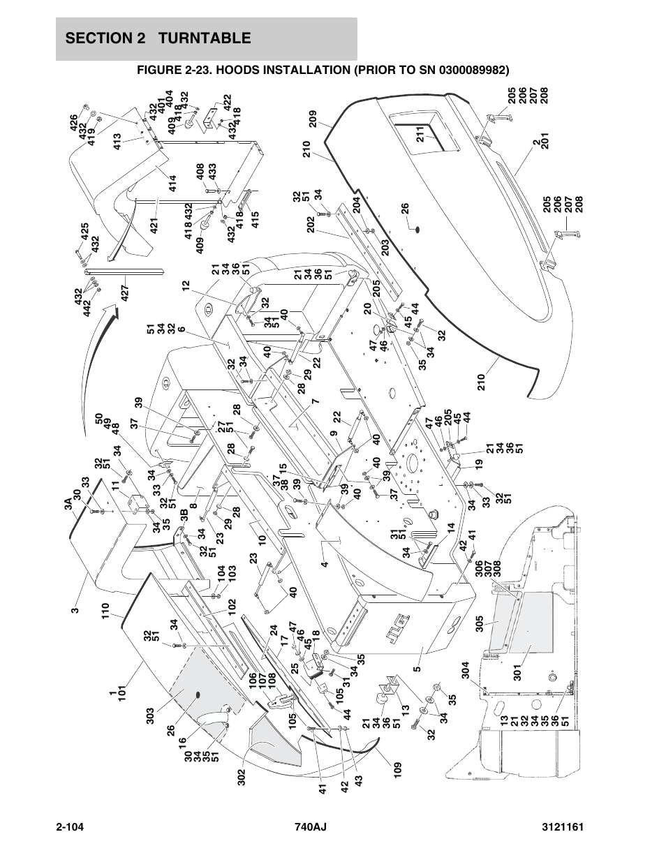 JLG 740AJ Parts Manual User Manual | Page 138 / 326