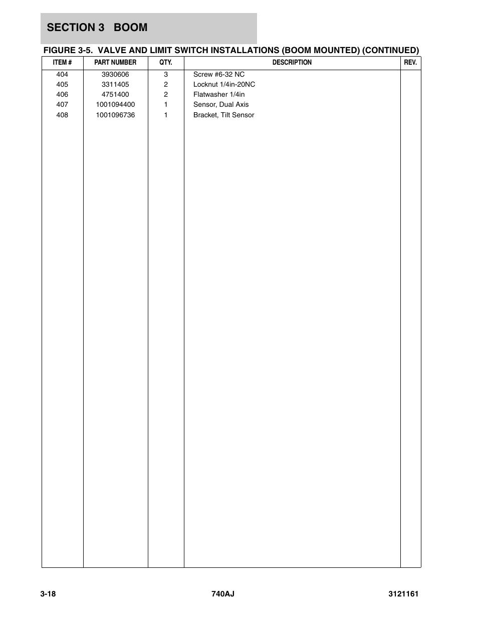 JLG 740AJ Parts Manual User Manual | Page 188 / 326