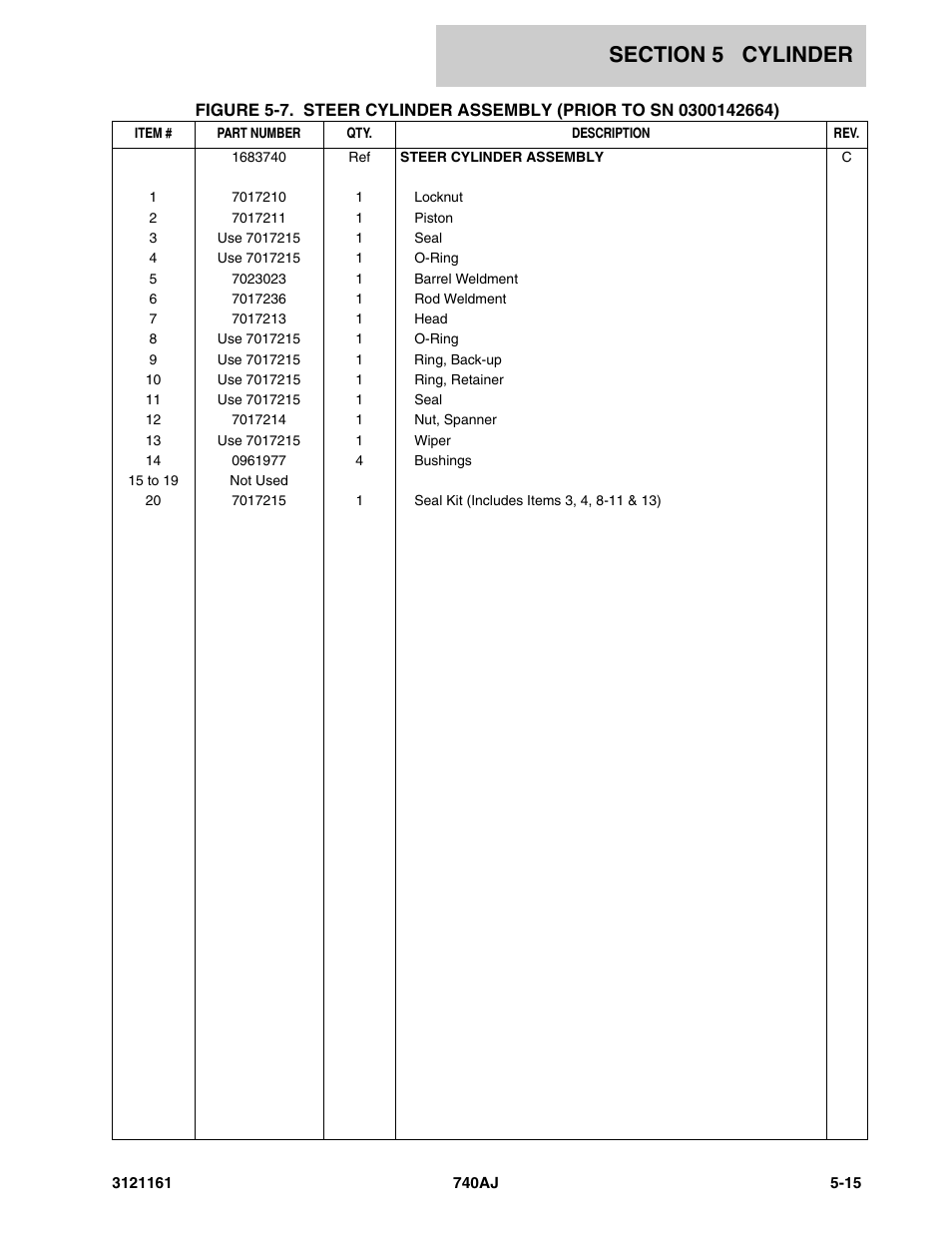 JLG 740AJ Parts Manual User Manual | Page 233 / 326