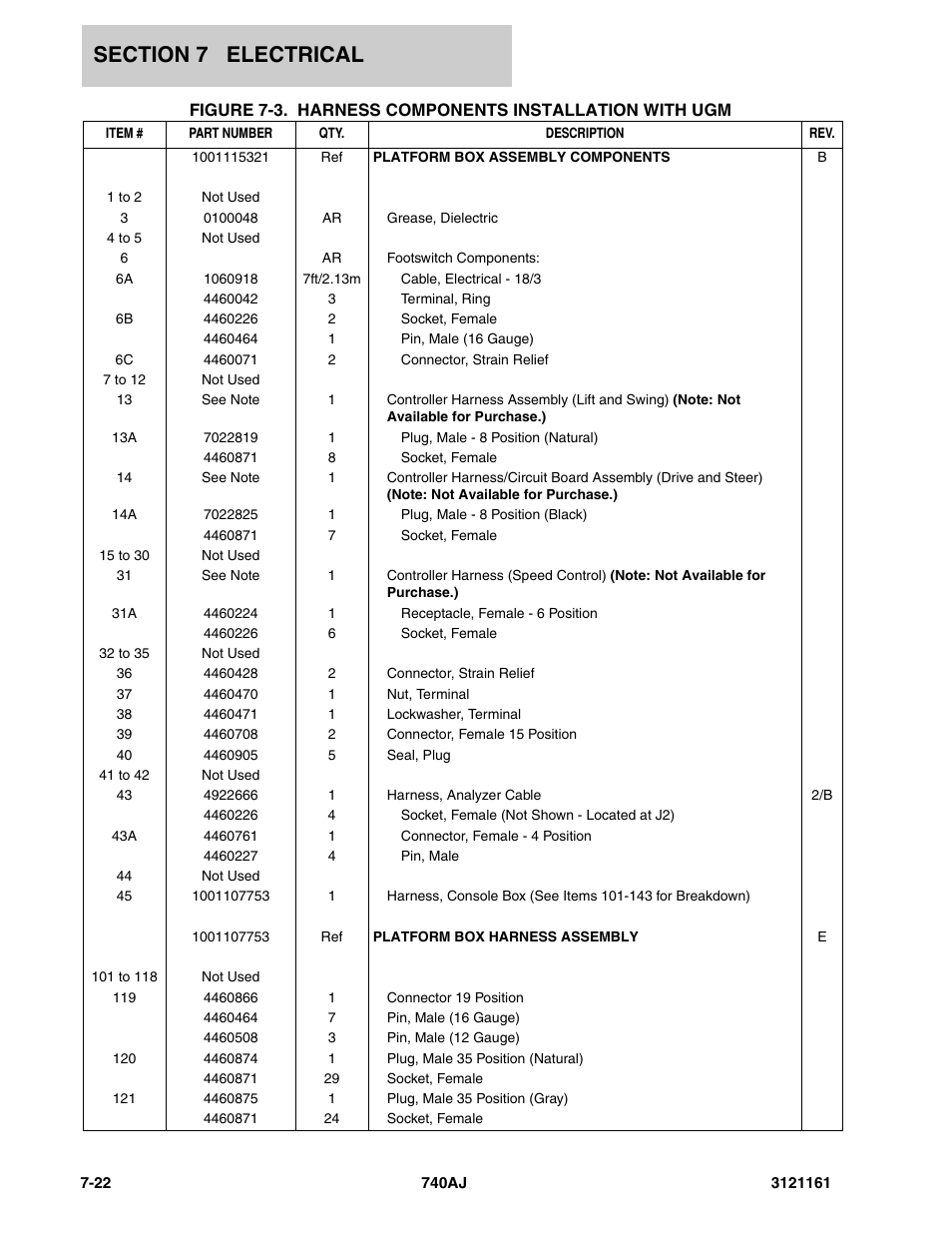 JLG 740AJ Parts Manual User Manual | Page 278 / 326