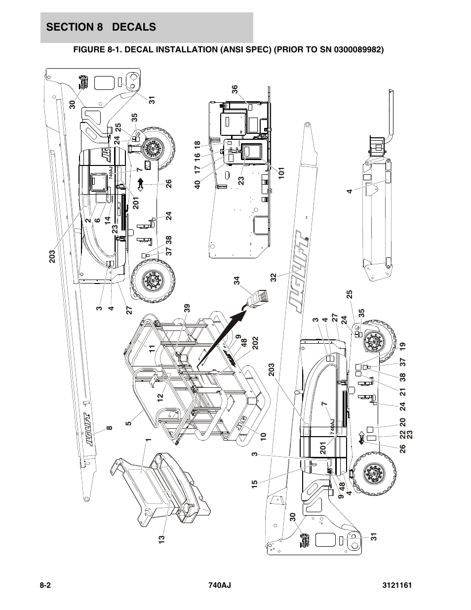 JLG 740AJ Parts Manual User Manual | Page 290 / 326