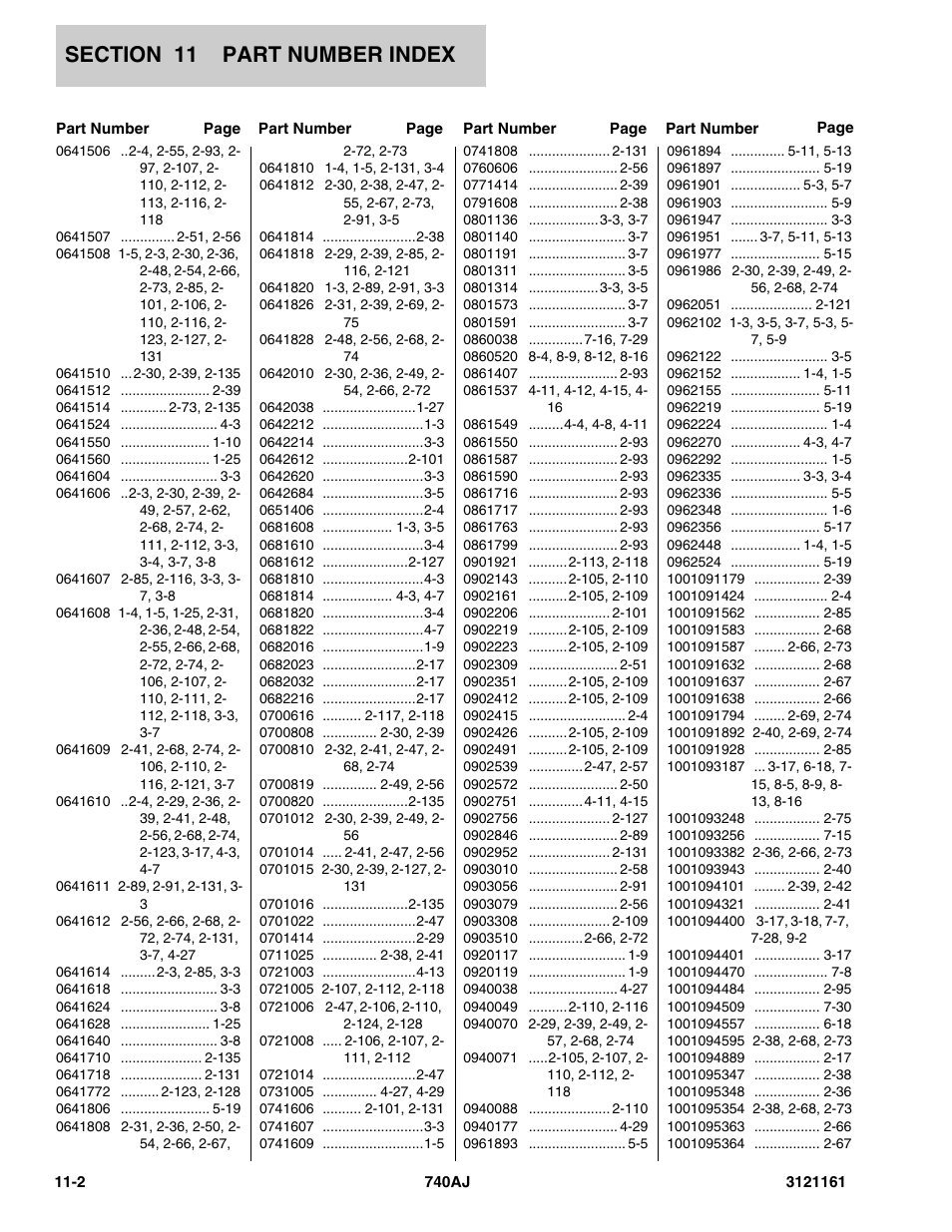 JLG 740AJ Parts Manual User Manual | Page 312 / 326