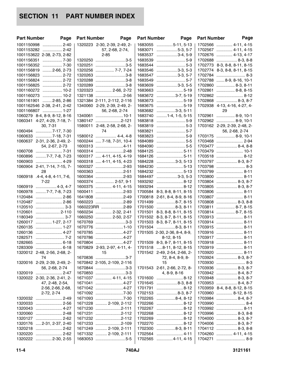 1660223rr 2-89 | JLG 740AJ Parts Manual User Manual | Page 314 / 326