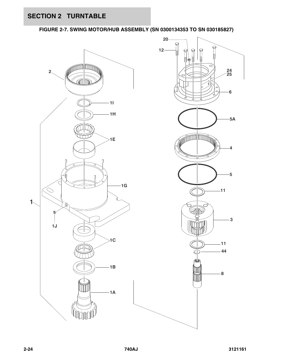 JLG 740AJ Parts Manual User Manual | Page 58 / 326