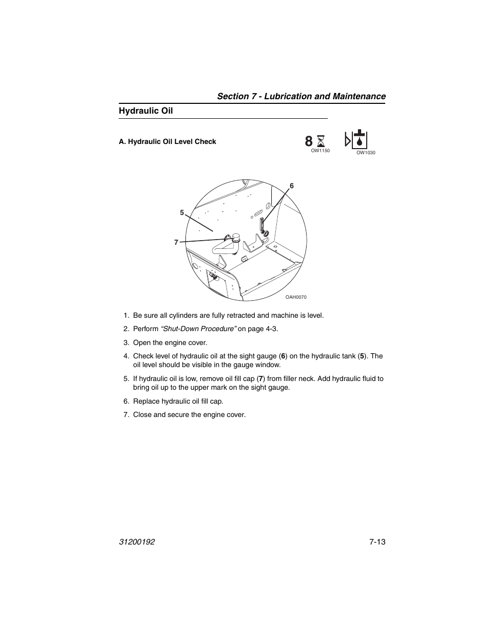 Hydraulic oil, Hydraulic oil -13 | JLG G6-23A Operator Manual User Manual | Page 105 / 126