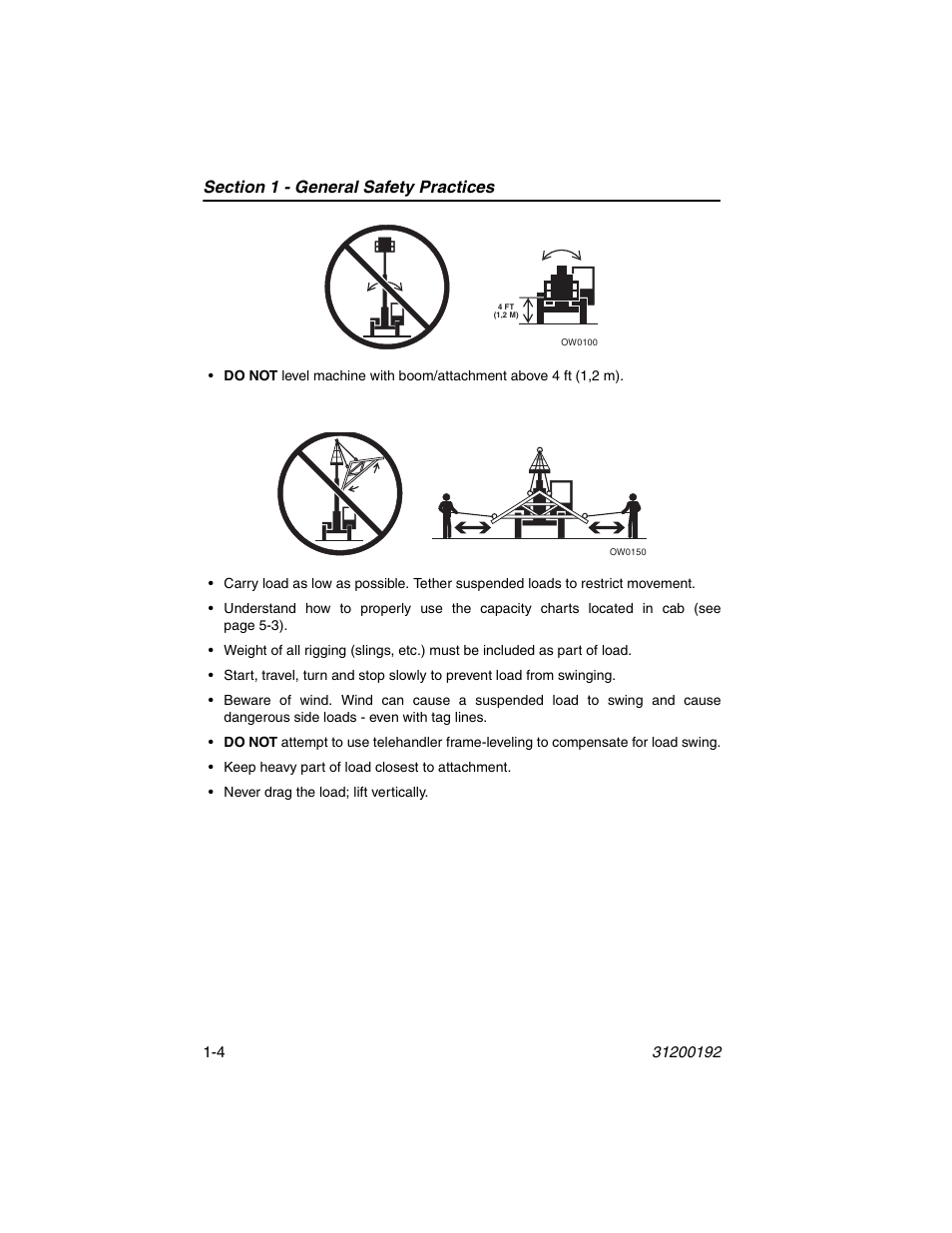 JLG G6-23A Operator Manual User Manual | Page 14 / 126