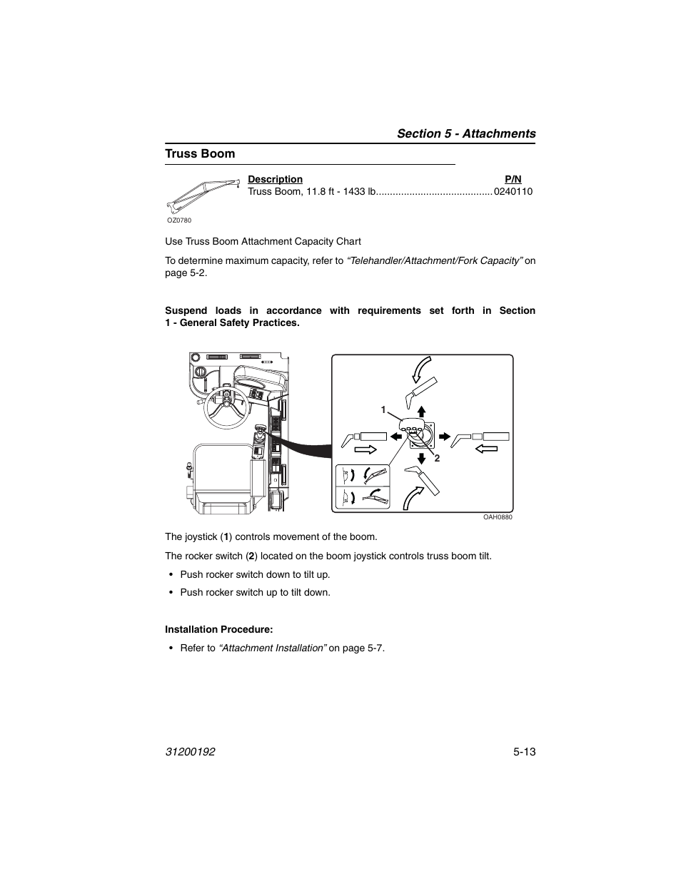 Truss boom, Truss boom -13 | JLG G6-23A Operator Manual User Manual | Page 77 / 126