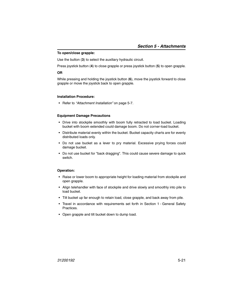 JLG G6-23A Operator Manual User Manual | Page 85 / 126