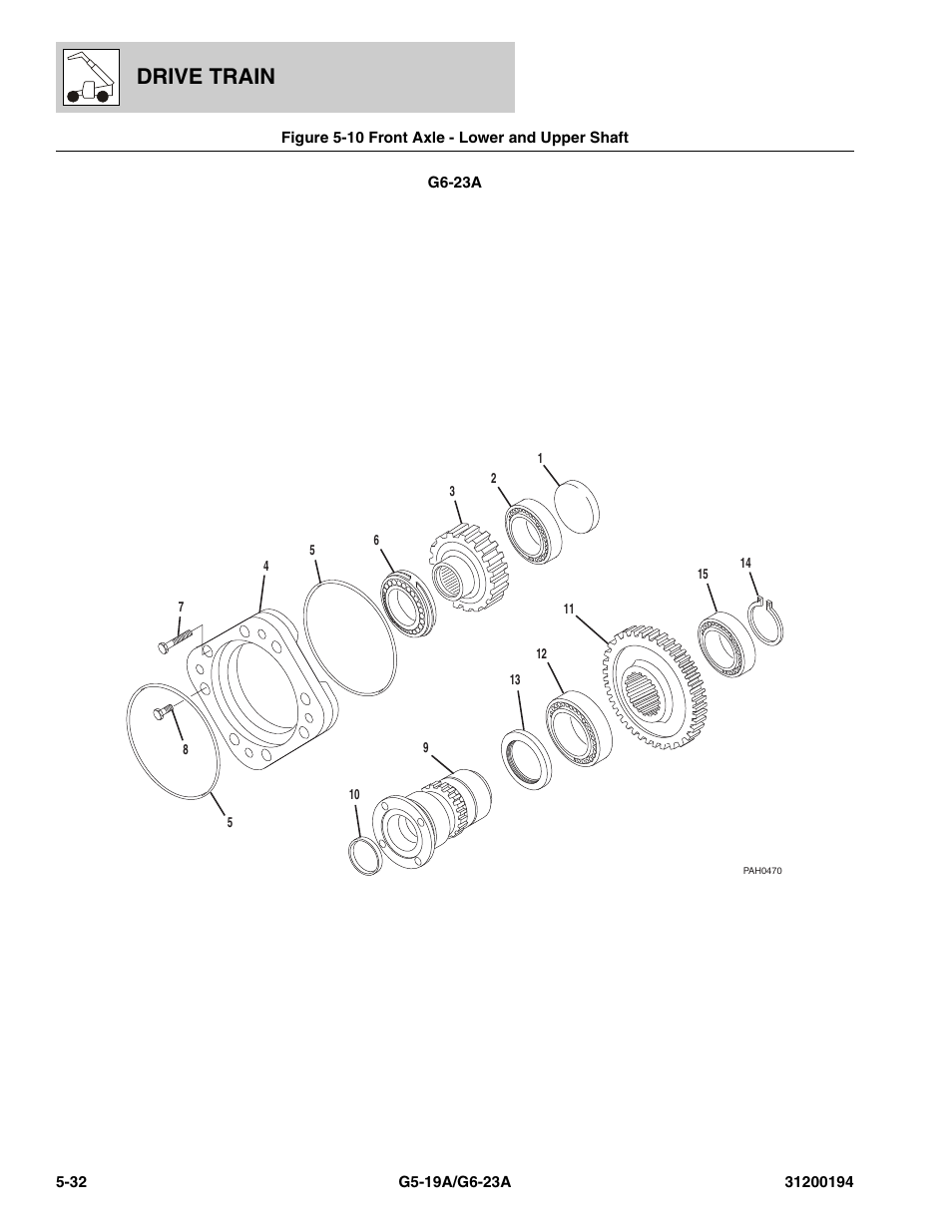 Drive train | JLG G6-23A Parts Manual User Manual | Page 106 / 318